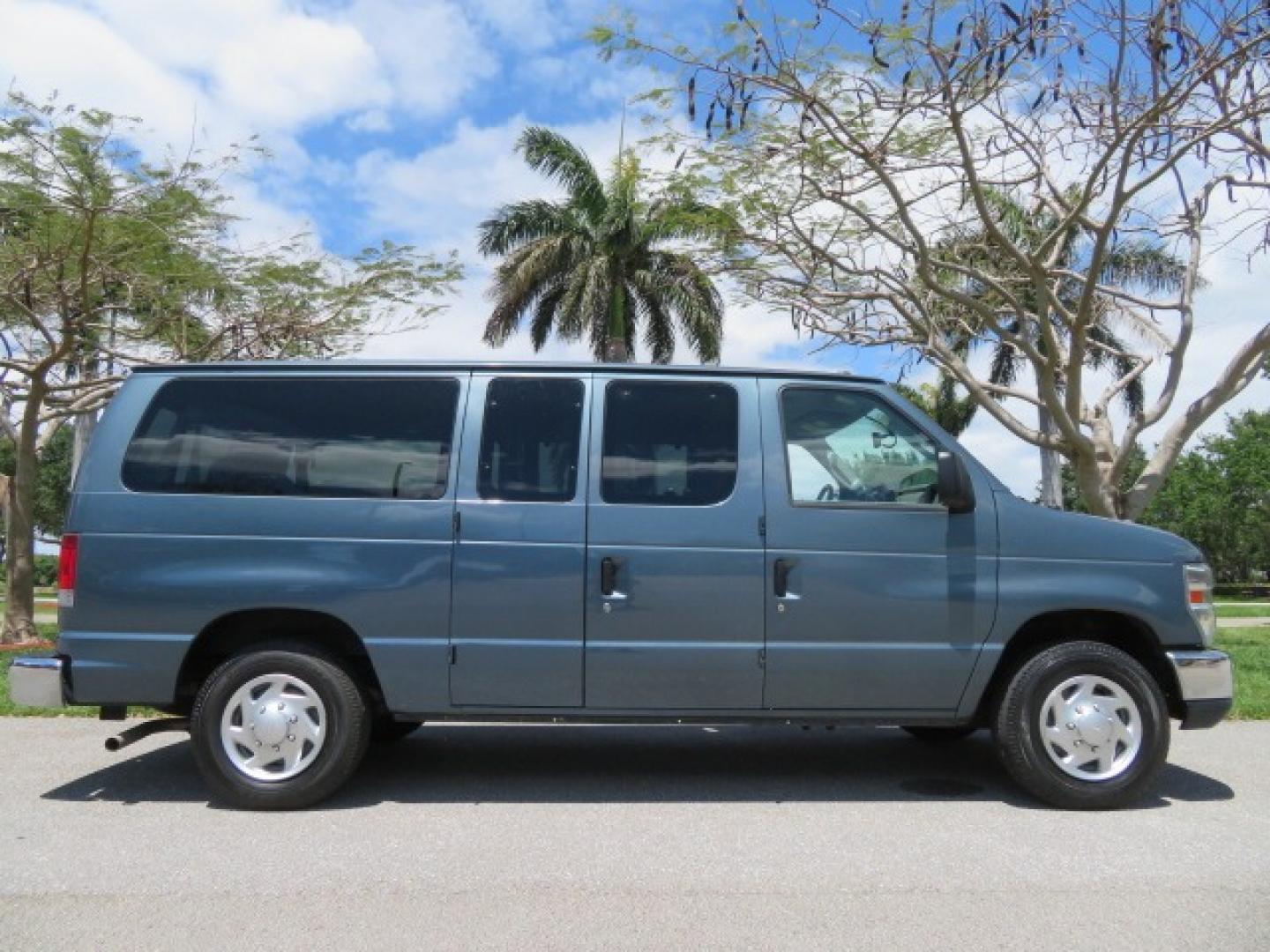 2013 Dark Blue /Gray Ford E-Series Wagon XLT (1FMNE1BW4DD) with an 4.6L V8 engine, Automatic transmission, located at 4301 Oak Circle #19, Boca Raton, FL, 33431, (954) 561-2499, 26.388861, -80.084038 - You are looking at a Gorgeous 2013 Ford E150 XLT Handicap Wheelchair Conversion Van with 22K Original Miles, Tie Down System, Power Electric VMI Side Entry Wheelchair Lift, Back Up Camera, Factory Navigation and Much Much More. This van is Awesome. This is a Nice Rust Free Van with a Clean Carfax, C - Photo#5